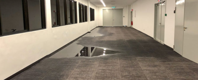 water damage, flooding in commercial property